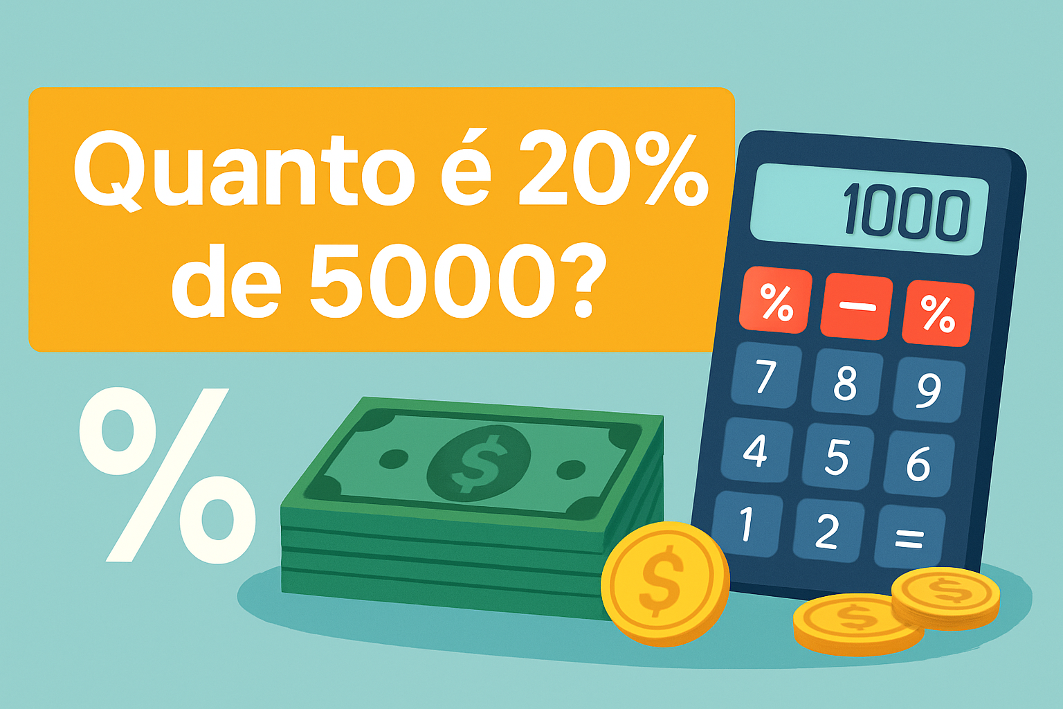 Quanto é 20% de 5000? Saiba Como Calcular! - A RevistaA Revista