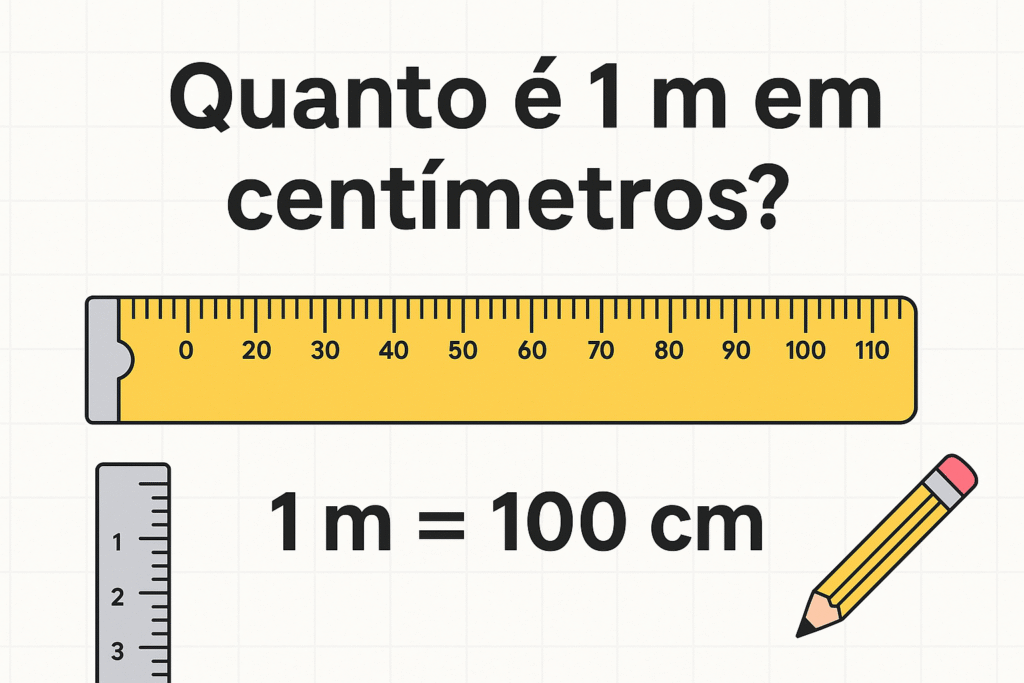 Quanto é 1 m em centímetros Resposta e Cálculo