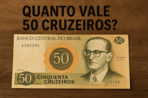 quanto vale 50 cruzeiros