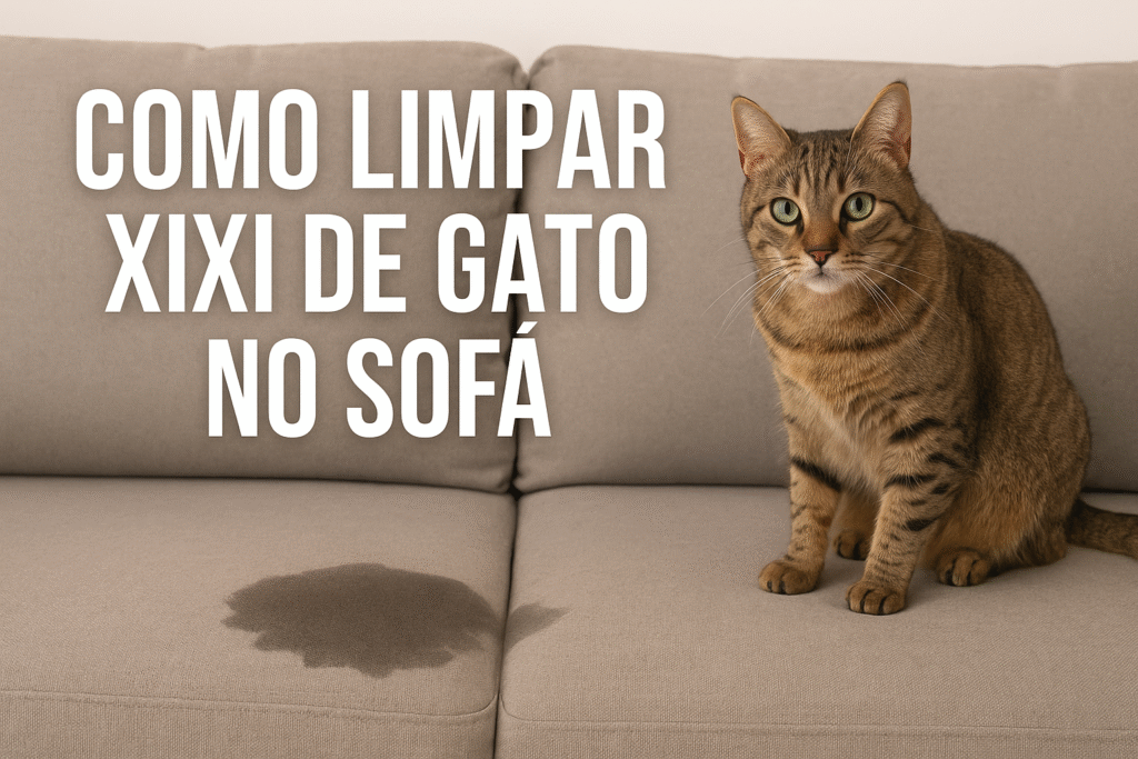 Como Limpar Xixi de Gato no Sofá