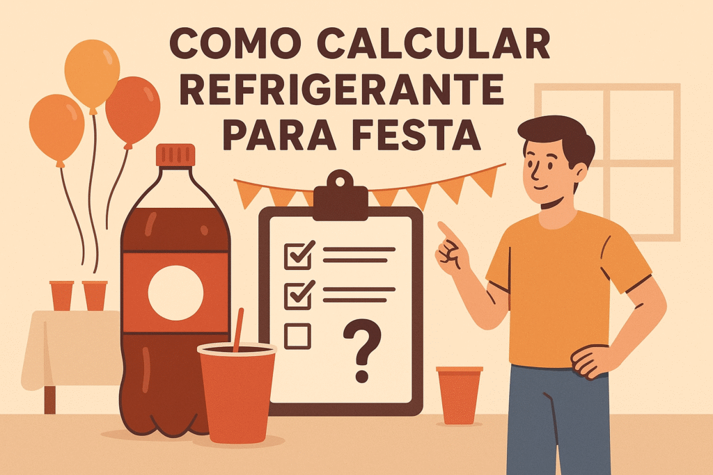 como calcular refrigerante para festa