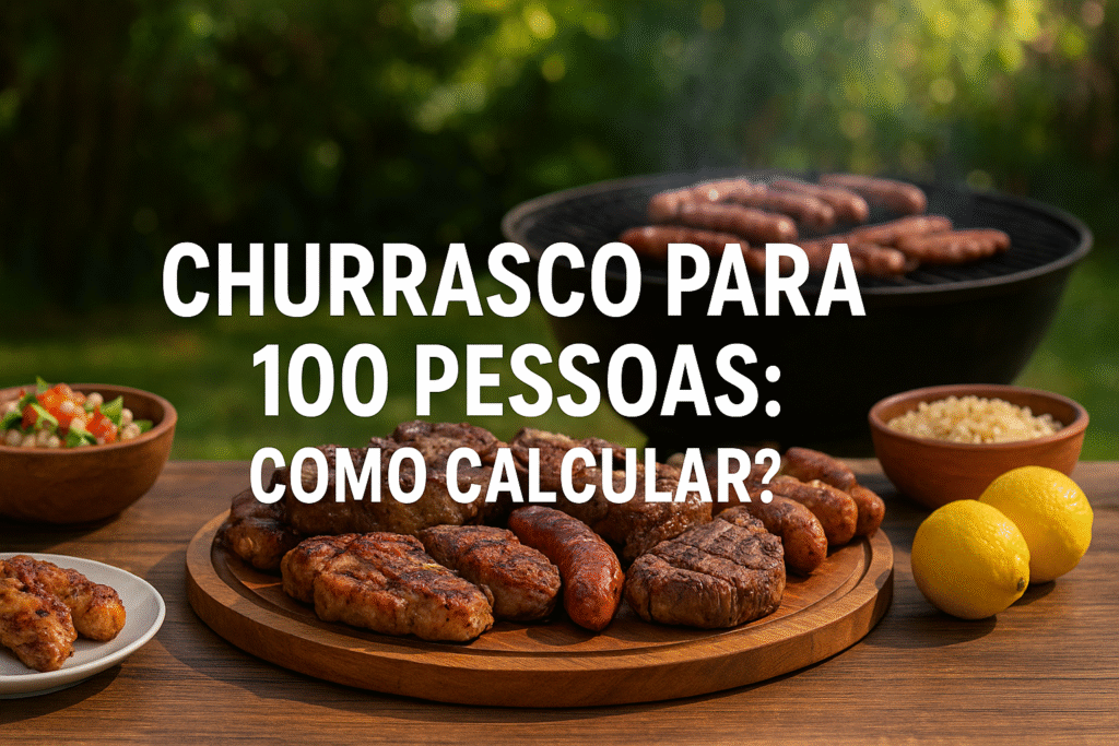 Churrasco para 100 pessoas